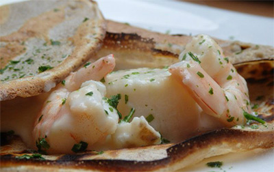 Crêpes aux fruits de mer